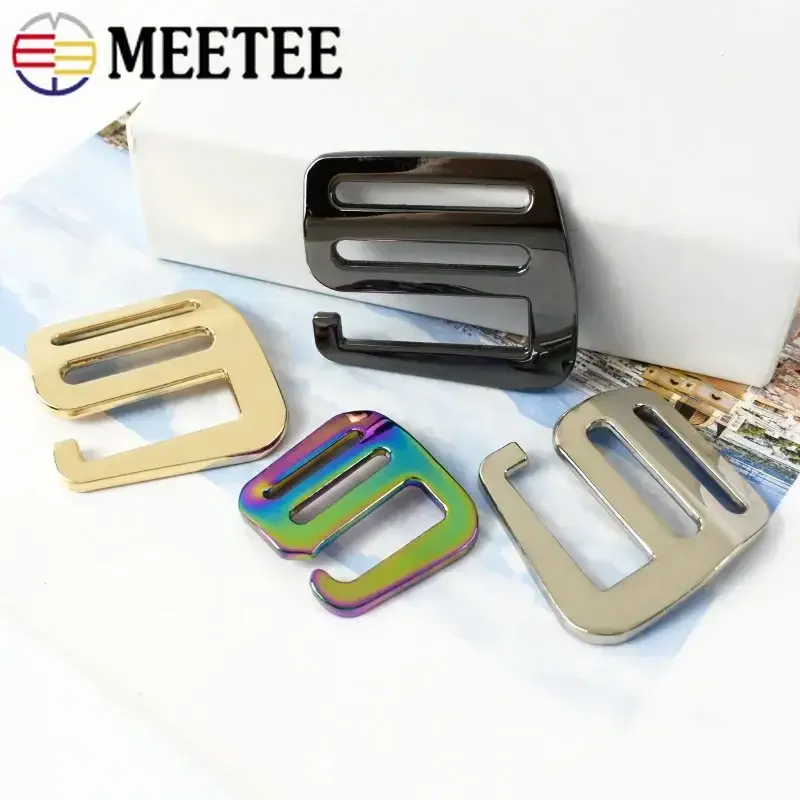 2-5Pcs 19/25/32/38mm Metal Ring Buckles Bag Backpacks Slider Adjuster Clasps Tri-Glide G Hooks DIY Luggage Hardware Accessories