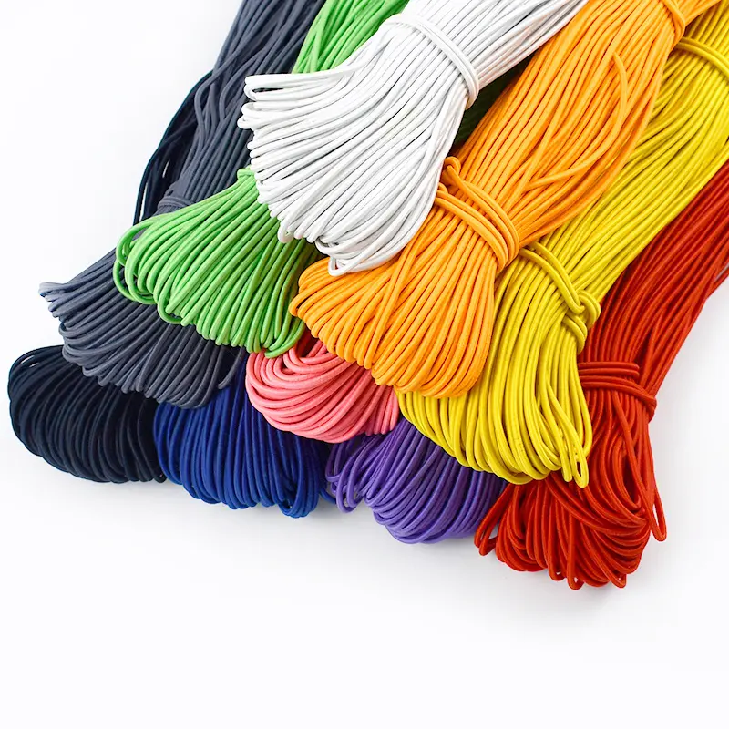 10/20Meters Meetee 2.5mm Colored Elastic Rope for Sewing Hairband Stretch Cord Clothing Craft Supplies DIY Garment Accessories