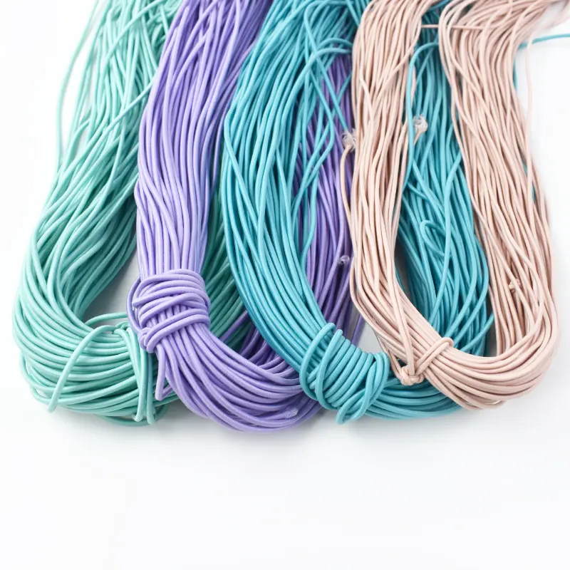 10/20Meters Meetee 2.5mm Colored Elastic Rope for Sewing Hairband Stretch Cord Clothing Craft Supplies DIY Garment Accessories