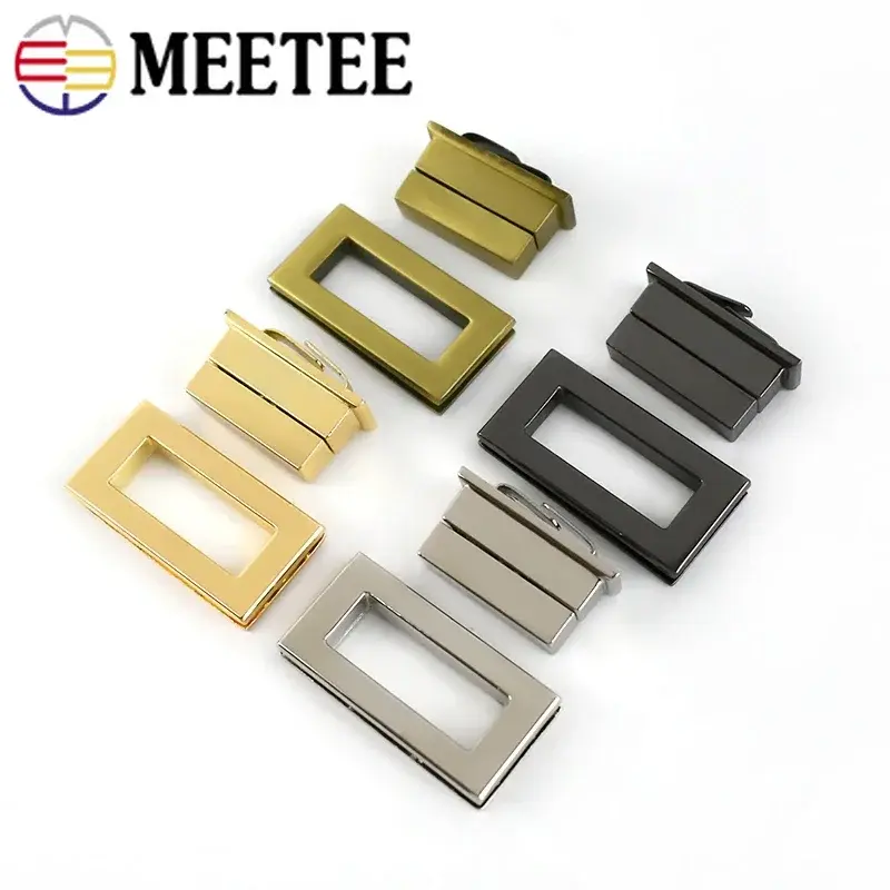 2/4/5Pcs 27/32/44/52mm Metal Lock Buckle Turn Twist Closure Clasp For Handbag Purse Bag Snap Hooks DIY Leather Craft Accessories