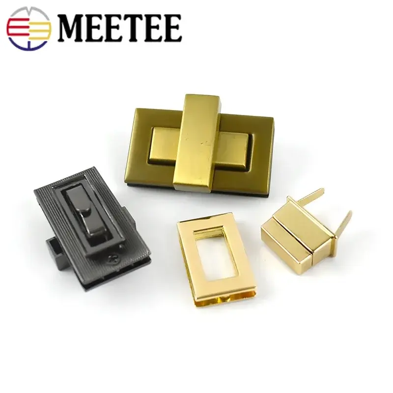 2/4/5Pcs 27/32/44/52mm Metal Lock Buckle Turn Twist Closure Clasp For Handbag Purse Bag Snap Hooks DIY Leather Craft Accessories