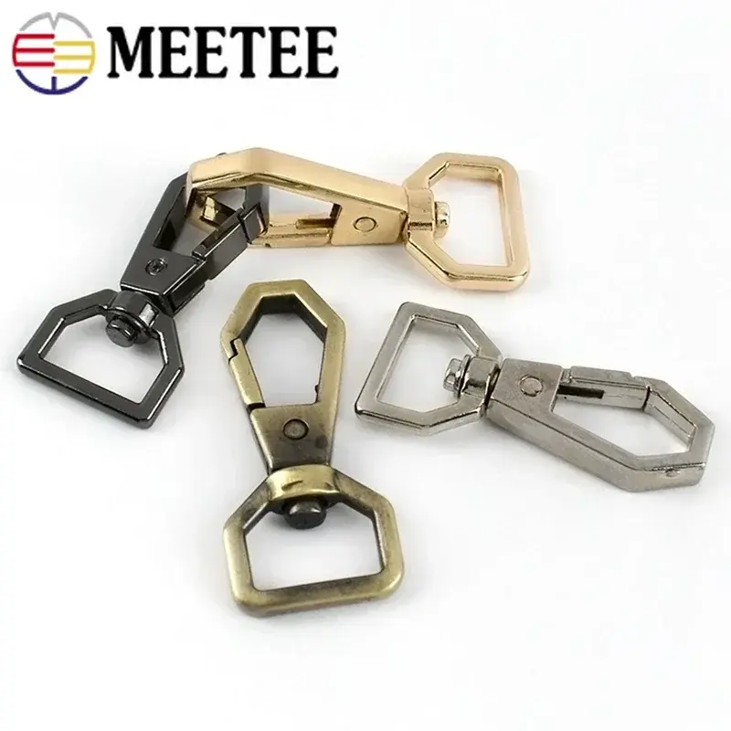 10/20Pcs 13/16/20mm Metal Buckle for Sewing Swivel Lobster Clasp Webbing Strap Clip Carabiner Snap Hook DIY Hardware Accessories