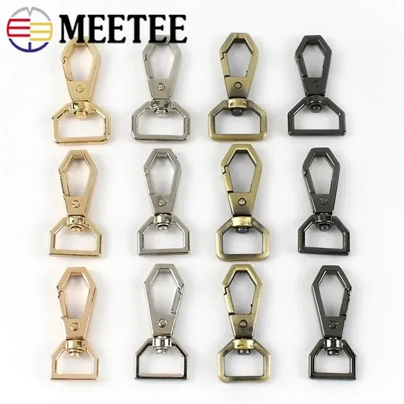 10/20Pcs 13/16/20mm Metal Buckle for Sewing Swivel Lobster Clasp Webbing Strap Clip Carabiner Snap Hook DIY Hardware Accessories