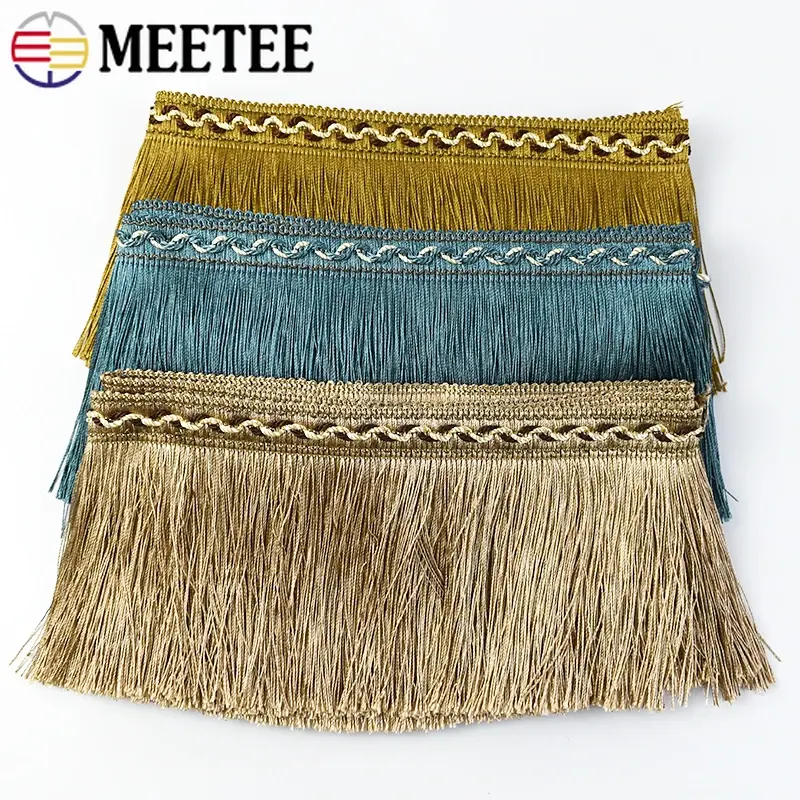 1-5M Tassel Fringe for Sewing Garment Lace Trim Band Curtain Home Textile Ribbon Tassels Dresses Trimming Fringes DIY Accessorie