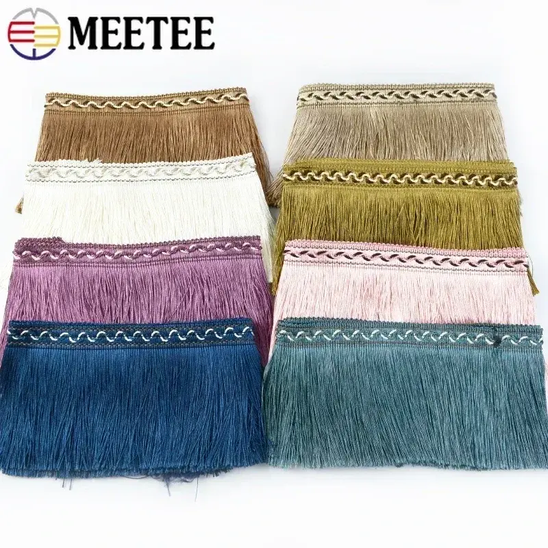 1-5M Tassel Fringe for Sewing Garment Lace Trim Band Curtain Home Textile Ribbon Tassels Dresses Trimming Fringes DIY Accessorie