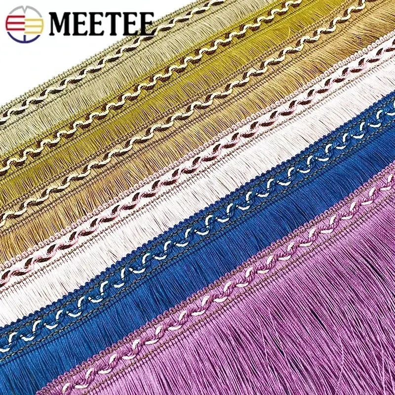 1-5M Tassel Fringe for Sewing Garment Lace Trim Band Curtain Home Textile Ribbon Tassels Dresses Trimming Fringes DIY Accessorie