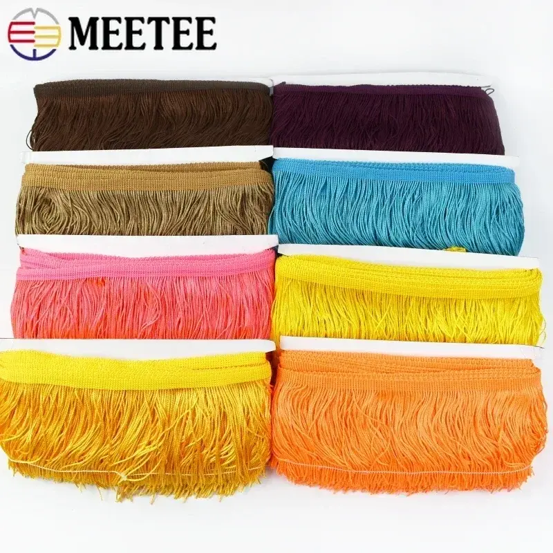 10cm 5/10M Tassel Fringes for Clothes Dress Curtain Lace Trims Garment Decorative Ribbons Fringe Fabric DIY Sewing Accessories