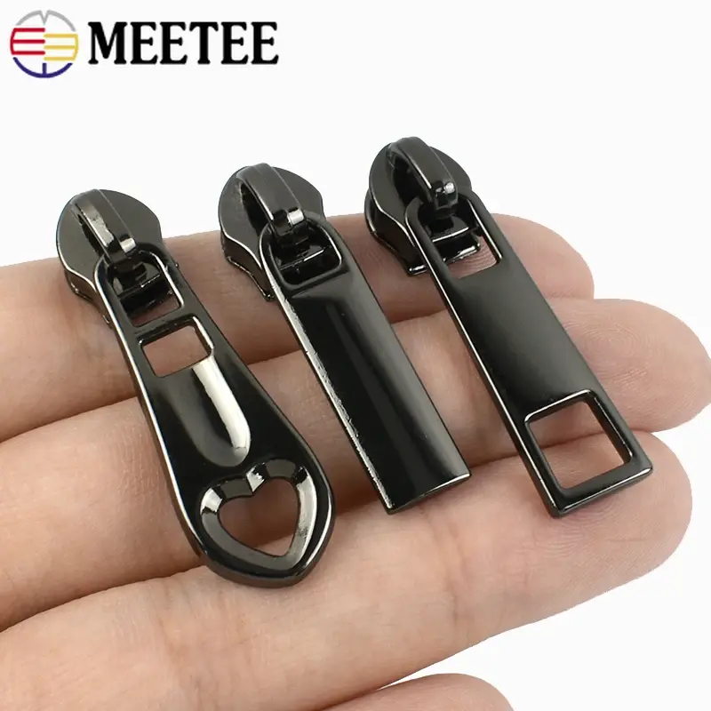5-50Pcs 5# Universal Nylon Zipper Sliders for Bags Clothes Zippers Jacket Shoes Zip Pulls Head Repair Kit DIY Sewing Accessories