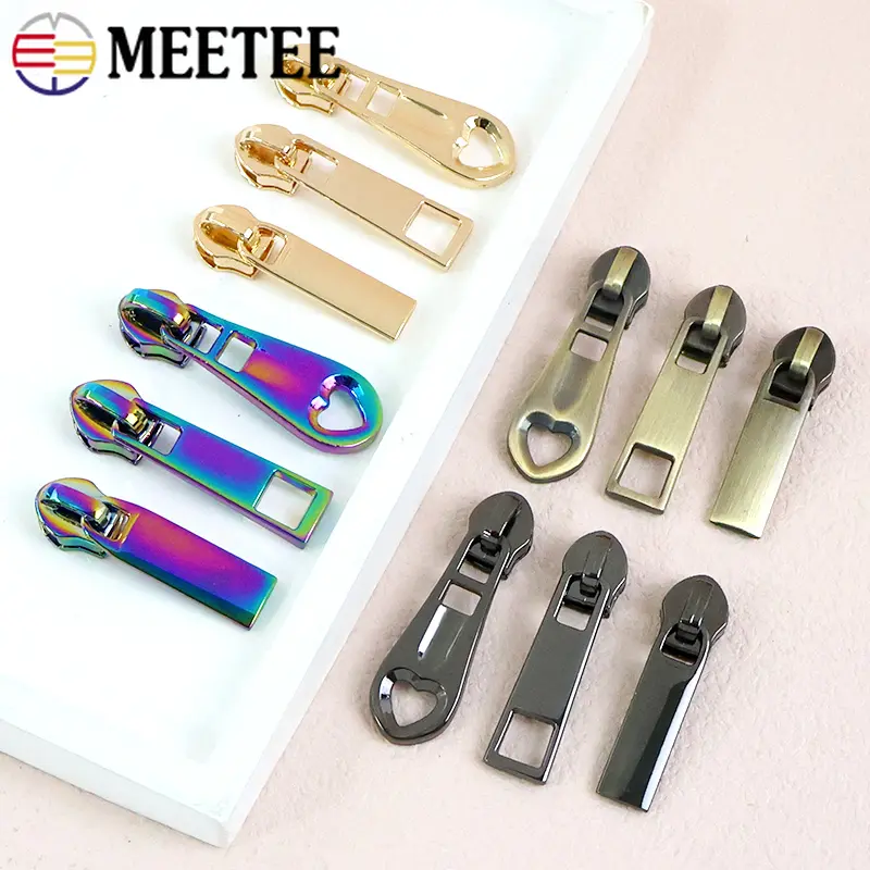 5-50Pcs 5# Universal Nylon Zipper Sliders for Bags Clothes Zippers Jacket Shoes Zip Pulls Head Repair Kit DIY Sewing Accessories