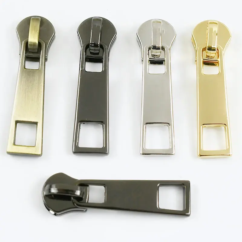 5# 10-30Pcs Zipper Sliders for Metal Nylon Resin Zippers Tape Clothes Purse Zip Puller Head Repair Kits Bag Sewing Accessories
