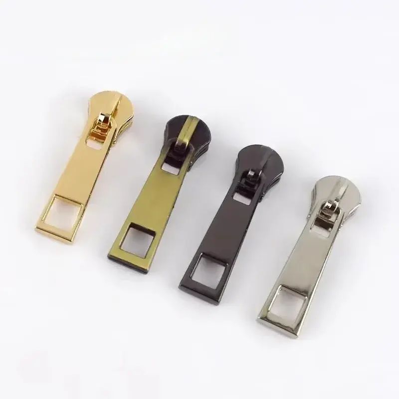 5# 10-30Pcs Zipper Sliders for Metal Nylon Resin Zippers Tape Clothes Purse Zip Puller Head Repair Kits Bag Sewing Accessories