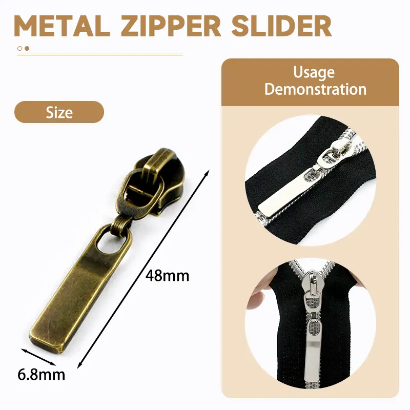 5-30Pcs 5# Nylon Zipper Sliders Lockable Pull Head for Bags Jackets Clothes DIY Sewing Repair Accessories Color Zip Closure Kit