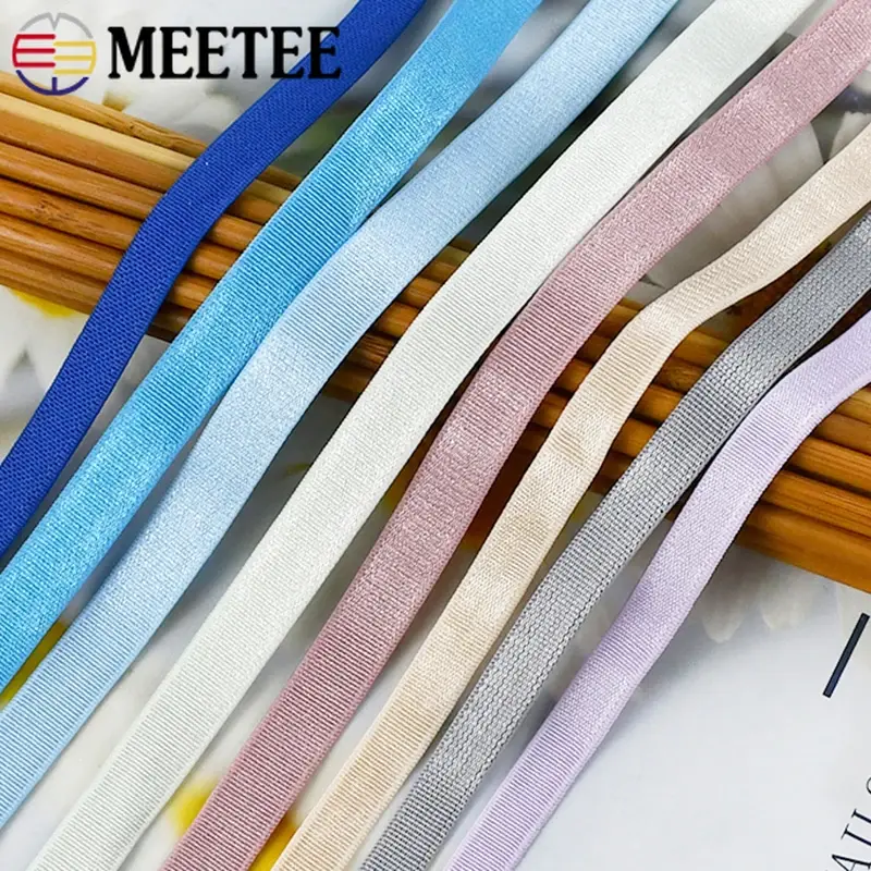 8mm Sewing Elastic Band for Bra Shoulder Strap Webbing Tape Underwear Rubber Ribbon DIY Clothing Accessories