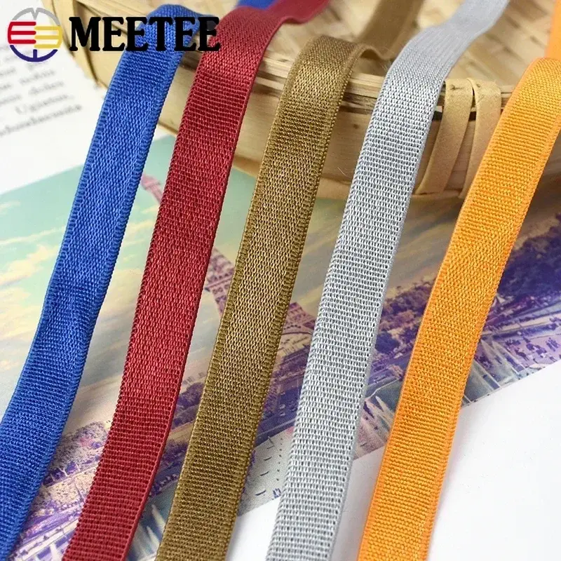 8mm Sewing Elastic Band for Bra Shoulder Strap Webbing Tape Underwear Rubber Ribbon DIY Clothing Accessories