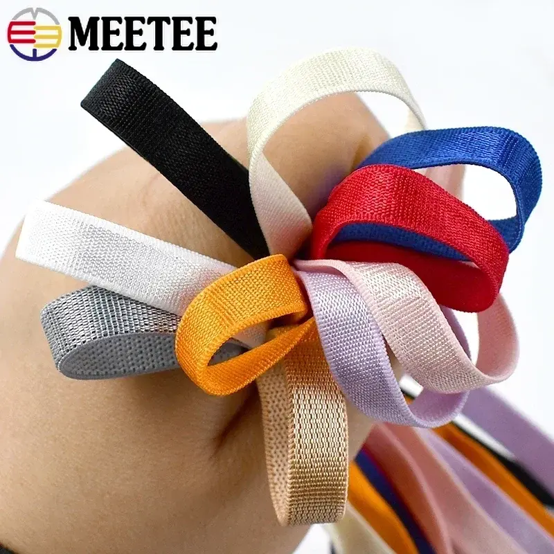 8mm Sewing Elastic Band for Bra Shoulder Strap Webbing Tape Underwear Rubber Ribbon DIY Clothing Accessories