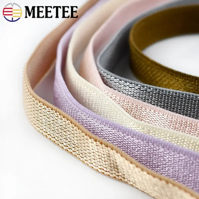 8mm Sewing Elastic Band for Bra Shoulder Strap Webbing Tape Underwear Rubber Ribbon DIY Clothing Accessories