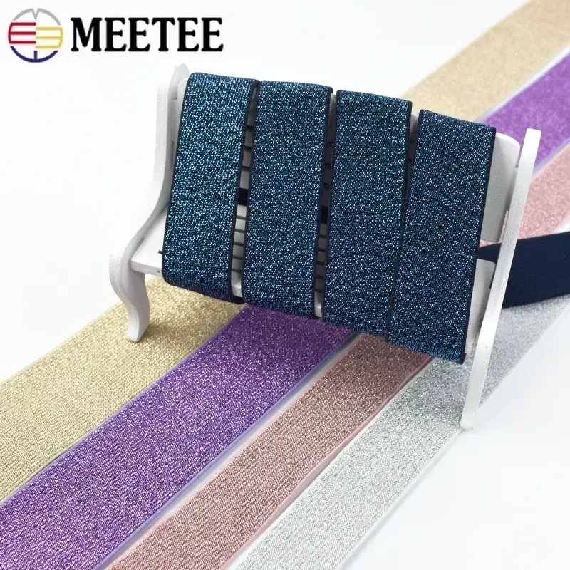 25/30/40/50mm 2/4Meters Elastic Band Stretch Webbing Tape for Sewing Pants Straps Clothes Shoes DIY Accessories Rubber Ribbon
