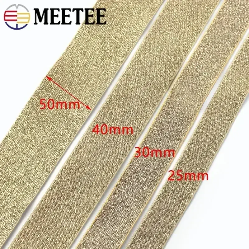 25/30/40/50mm 2/4Meters Elastic Band Stretch Webbing Tape for Sewing Pants Straps Clothes Shoes DIY Accessories Rubber Ribbon