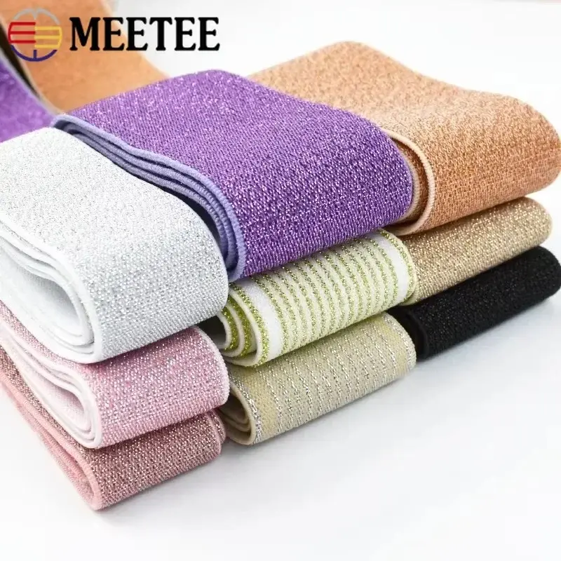 25/30/40/50mm 2/4Meters Elastic Band Stretch Webbing Tape for Sewing Pants Straps Clothes Shoes DIY Accessories Rubber Ribbon