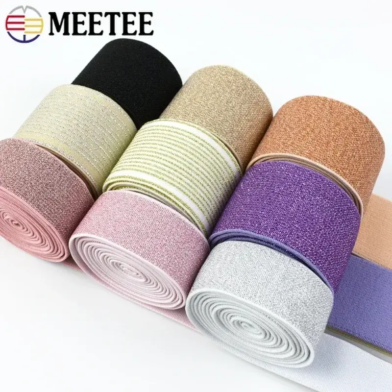 25/30/40/50mm 2/4Meters Elastic Band Stretch Webbing Tape for Sewing Pants Straps Clothes Shoes DIY Accessories Rubber Ribbon