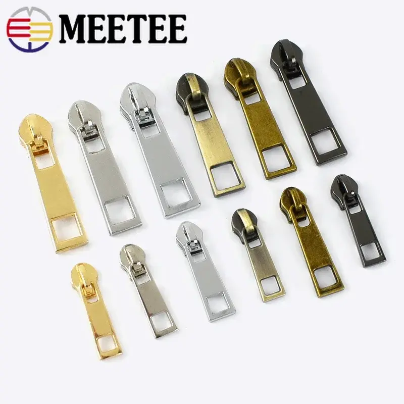10/30Pcs Nylon Zipper Sliders 3#5# Plastic Zippers Tape Purse Garment Zip Head Pulls Zips Repair Kits DIY Sewing Accessories