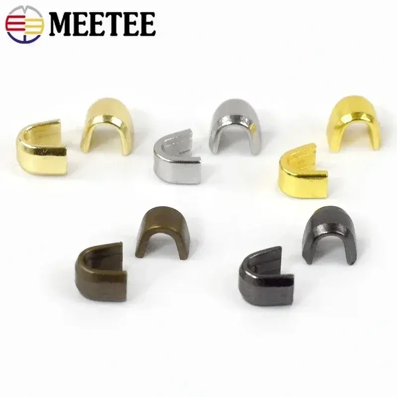 50g 3# 5# 8# 10# U Zipper Stopper Zip End Lock Non-slip for Metal/Nylon/Resin Zippers Tail Clip Repair Kit DIY Sewing Accessory