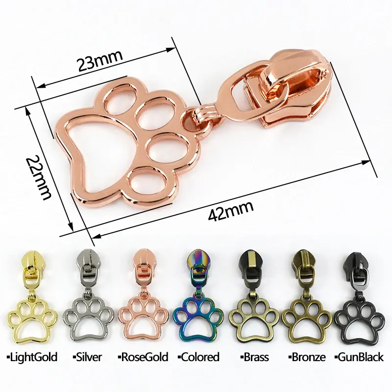 5-50Pcs Meetee 5# Zipper Slider for Nylon Zippers Tape Garment Luggage Zips Head Bag Jacket Zip Pull Repair Kits DIY Accessories