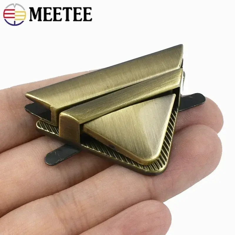 1/2/3/4Pcs 35*45mm Bag Metal Lock Buckle Twist Turn Snap Clasps Women Bags Decorative Closure Buckles DIY Hardware Accessories