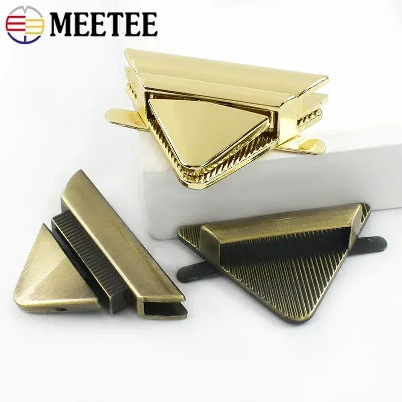 1/2/3/4Pcs 35*45mm Bag Metal Lock Buckle Twist Turn Snap Clasps Women Bags Decorative Closure Buckles DIY Hardware Accessories