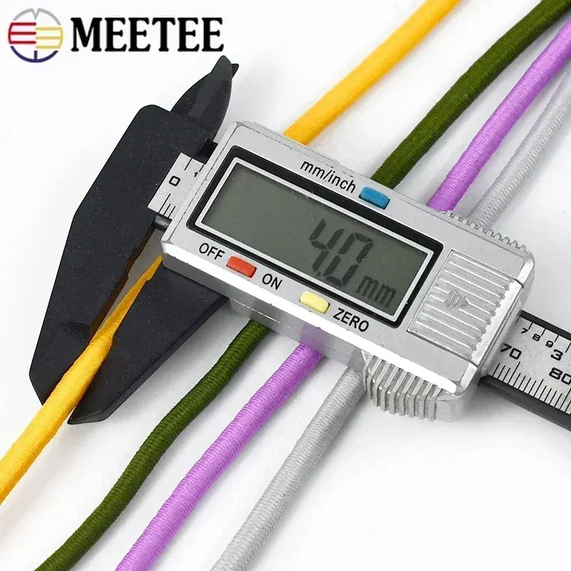 5/10Meters 4mm Elastic Bands for Hairband Sewing Stretch Rubber Tapes Rope Belt Spring String Cords DIY Clothes Accessories
