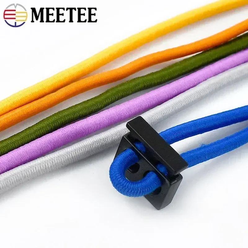 5/10Meters 4mm Elastic Bands for Hairband Sewing Stretch Rubber Tapes Rope Belt Spring String Cords DIY Clothes Accessories