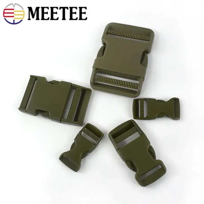 2/4Pcs 20/25/37/50mm Plastic Release Buckles For Webbing Handbag Clasp Bag Strap Adjuster Hooks DIY Leather Craft Accessories