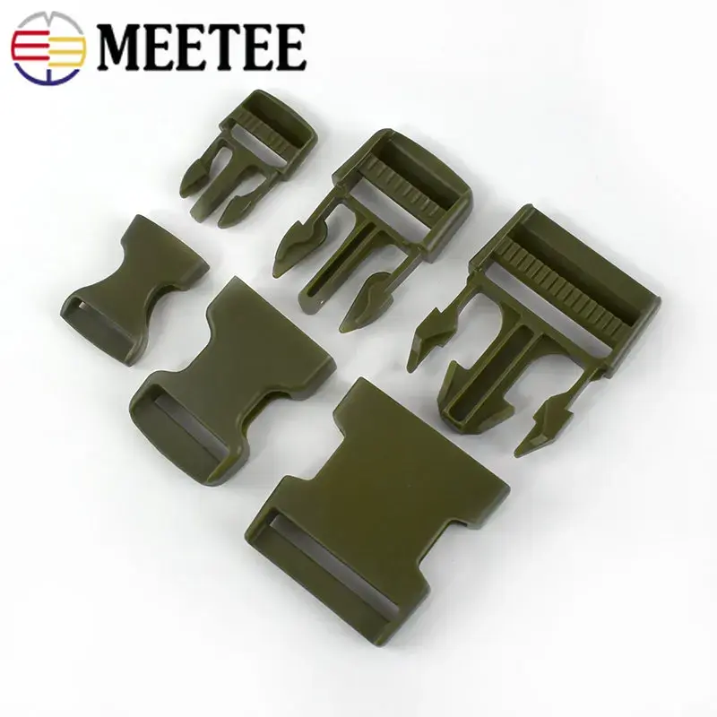 2/4Pcs 20/25/37/50mm Plastic Release Buckles For Webbing Handbag Clasp Bag Strap Adjuster Hooks DIY Leather Craft Accessories