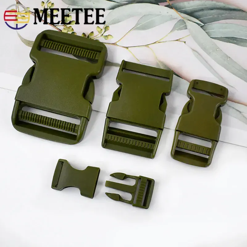 2/4Pcs 20/25/37/50mm Plastic Release Buckles For Webbing Handbag Clasp Bag Strap Adjuster Hooks DIY Leather Craft Accessories