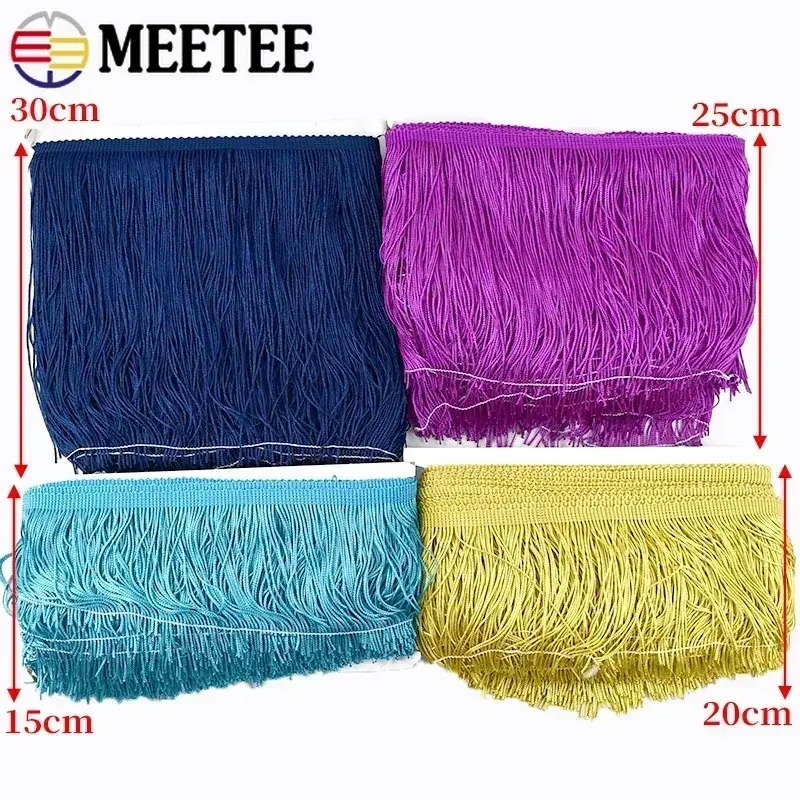 5M 10-30cm Tassel Fringes for Clothes Garment Decorative Ribbons Fringe Fabric Dress Curtain Lace Trims DIY Sewing Accessories