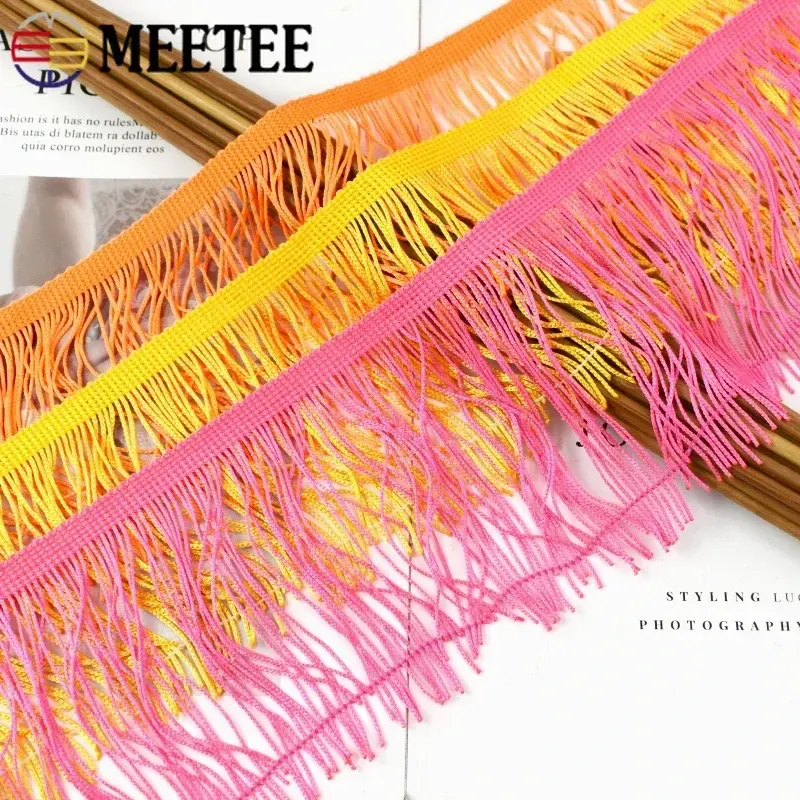5M 10-30cm Tassel Fringes for Clothes Garment Decorative Ribbons Fringe Fabric Dress Curtain Lace Trims DIY Sewing Accessories