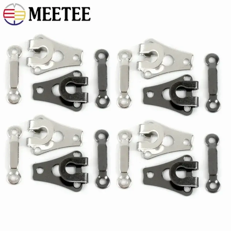 20/50Sets Metal Garment Hooks Pants Trousers Buttons for Sewing Women Skirt Belt Buckle Suit Coat Clasp DIY Accessories