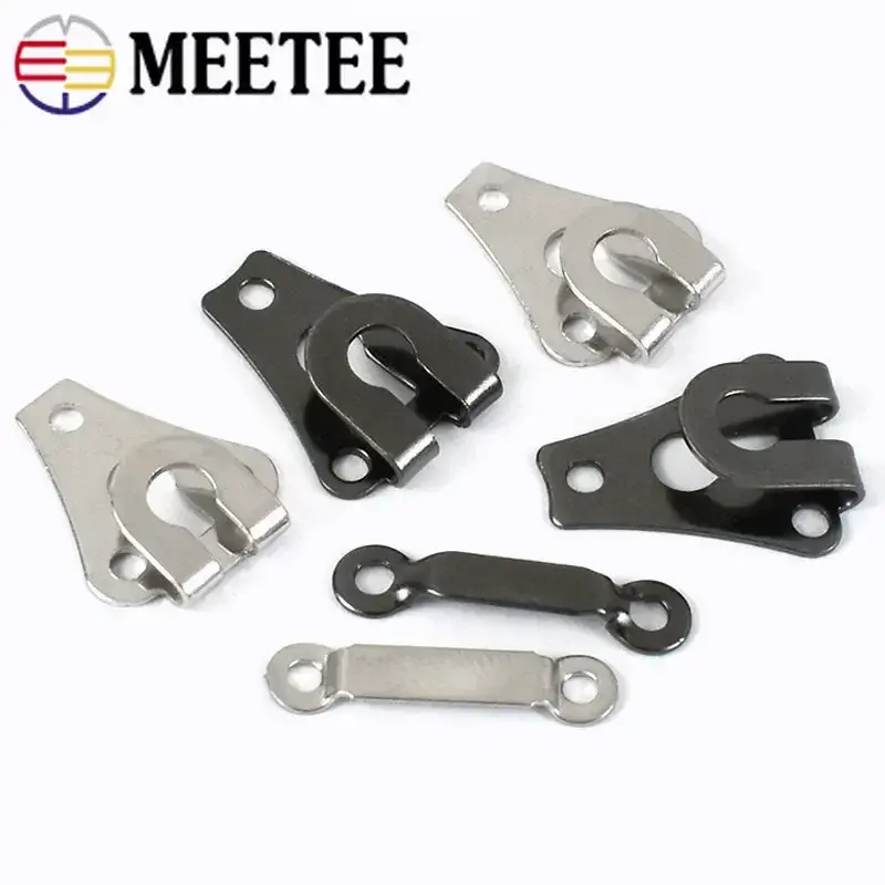 20/50Sets Metal Garment Hooks Pants Trousers Buttons for Sewing Women Skirt Belt Buckle Suit Coat Clasp DIY Accessories