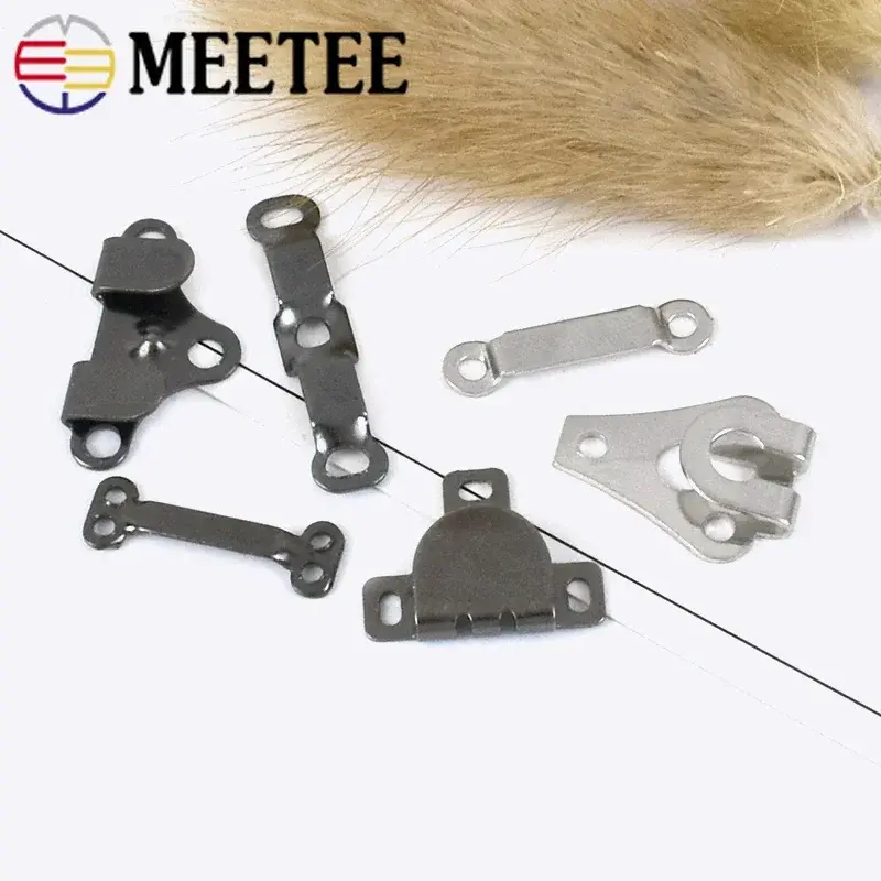 20/50Sets Metal Garment Hooks Pants Trousers Buttons for Sewing Women Skirt Belt Buckle Suit Coat Clasp DIY Accessories