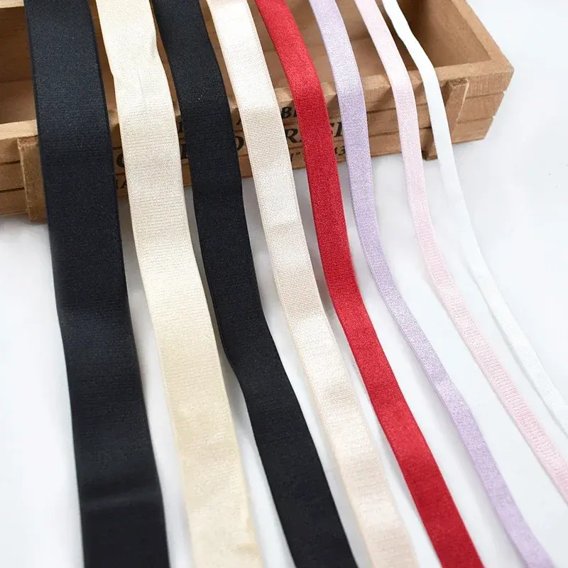 10Meters 8/10/12mm Bra Elastic Band Underwear Strap Rubber Bands Shouder Sewing Ribbons Tapes DIY Garment Accessories