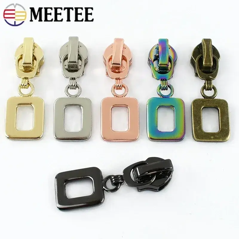 5/10/20Pcs 5# Zipper Slider For Nylon Zippers Tape Bag Purse Zips Pulls Shoes Coat Zip Heads Repair Kits DIY Sewing Accessories