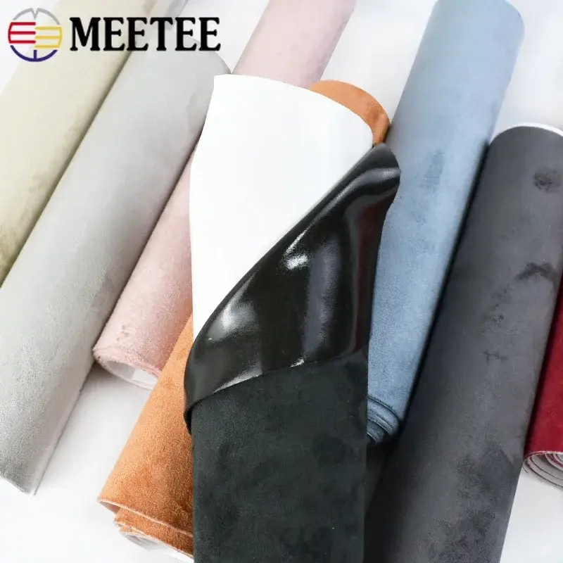 20x30-100*143cm Synthetic Leather Self-adhesive Fabric Suede Adhesive Fabrics By Meter Car Interior Door Velvet Cloth DIY Trims