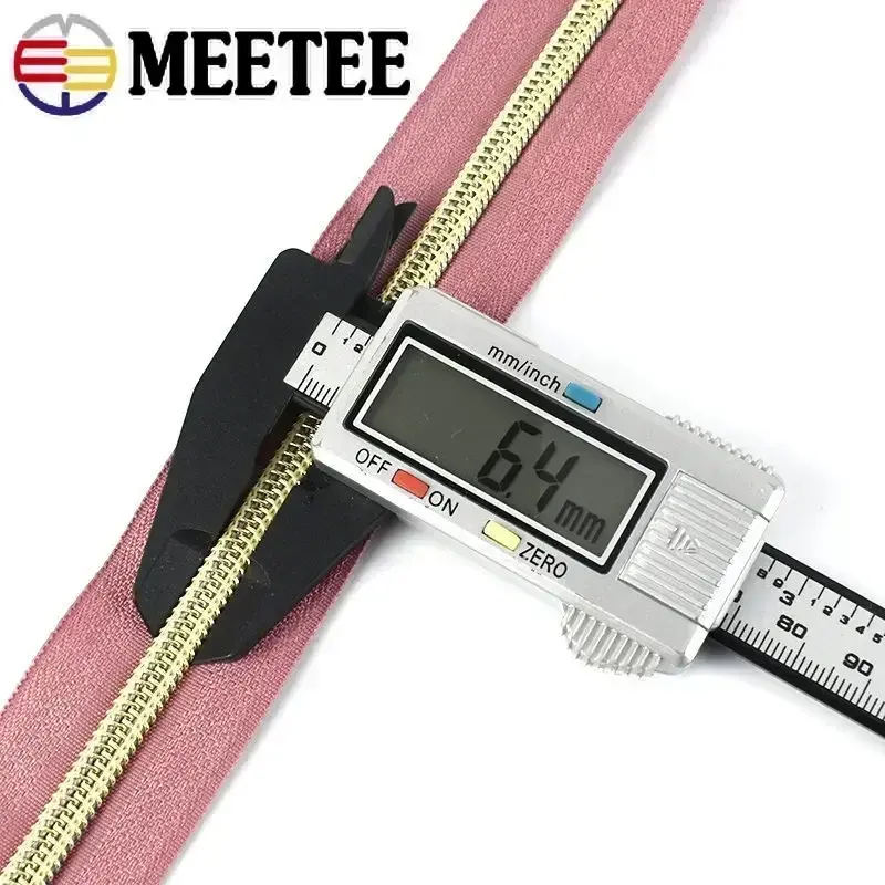 2/5/10/20M 5# Sewing Zipper Tape Nylon Zippers for Bag Coil Roll Zips By The Meter Garment Repair Kit DIY Sewings Accessories
