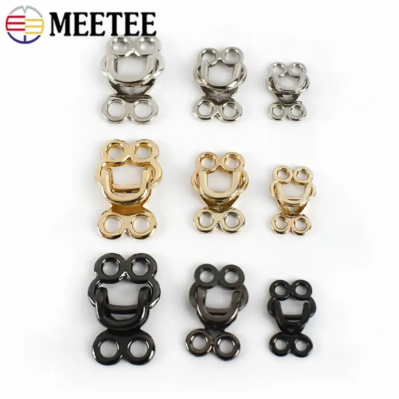 Metal Invisible Hook 10-50Pc 18/23/27mm Adjustable Clasp Jeans Pants Skirt Collar Decor Sewing Craft Repair Hardware Accessories