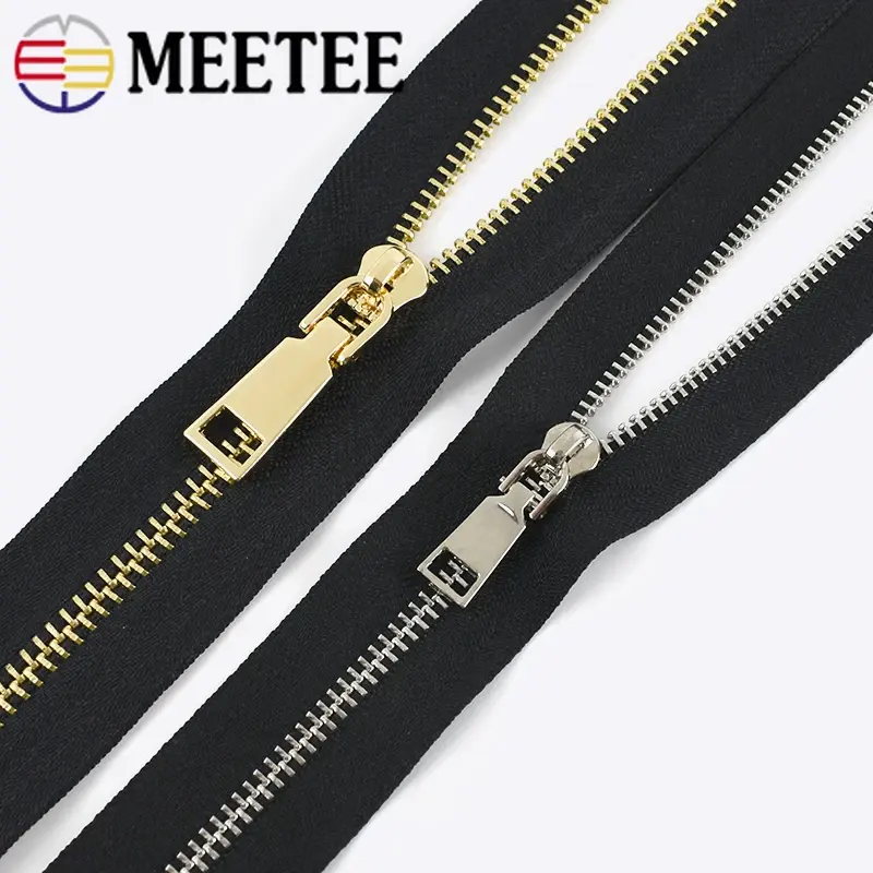 5/10pcs 3# 5# Zippers Slider Pulls for Metal Zipper Tape Jackets Clothes Zip Heads Bag Repair Kit DIY Sewing Accessories