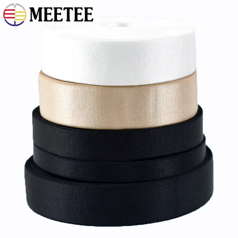 10Meters 6-30mm Nylon Elastic Band for Bra Underwear Strap Rubber Tape Pants Stretch Webbing Bands DIY Sewing Accessories