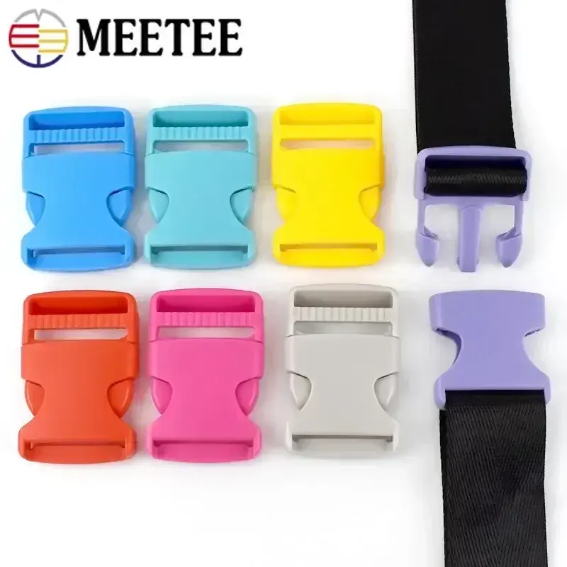 10Pcs 15-38mm Plastic Buckles for Knapsack Backpack Strap Side Quick Release Buckle Pet Collar Belt Clasp Hooks DIY Accessories