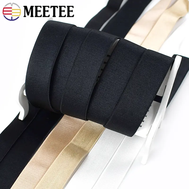 10Meters 6-30mm Nylon Elastic Band for Bra Underwear Strap Rubber Tape Pants Stretch Webbing Bands DIY Sewing Accessories