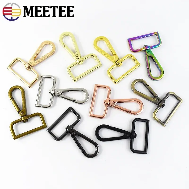 5Pcs 16/20/25/32/50mm Metal Buckles for Bag Swivel Lobster Clasp Strap Webbing Belt Trigger Snap Hooks DIY Sewing accessories