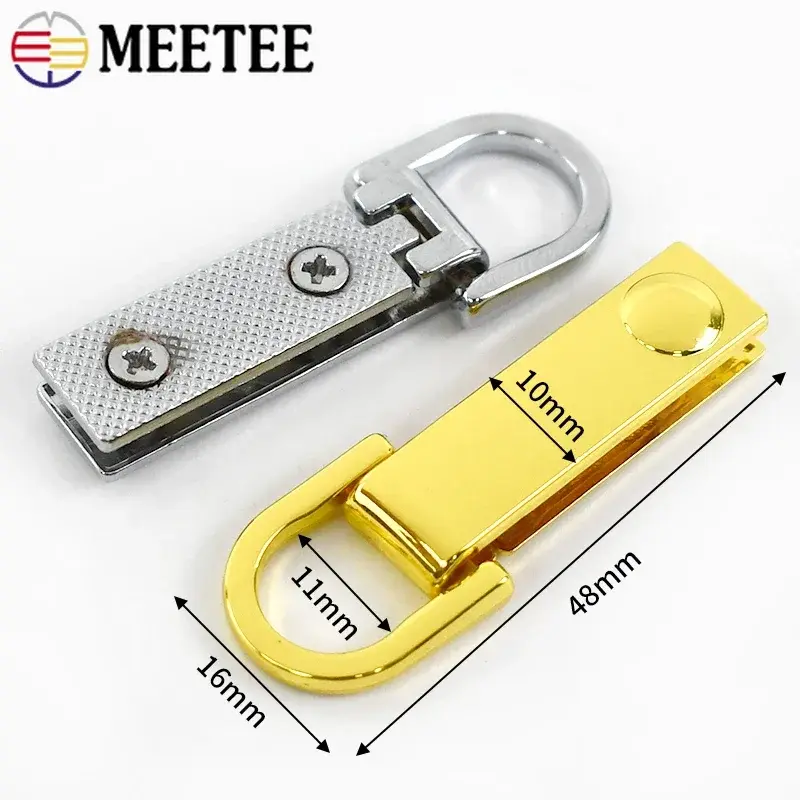 2-10Pcs 48mm Metal Buckles For Handbag Strap D Ring Hooks Bag Belt Screw Clasp Pet Collar Webbing Hook DIY Hardware Accessories